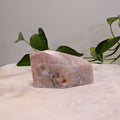Pink Flower Agate Freeform