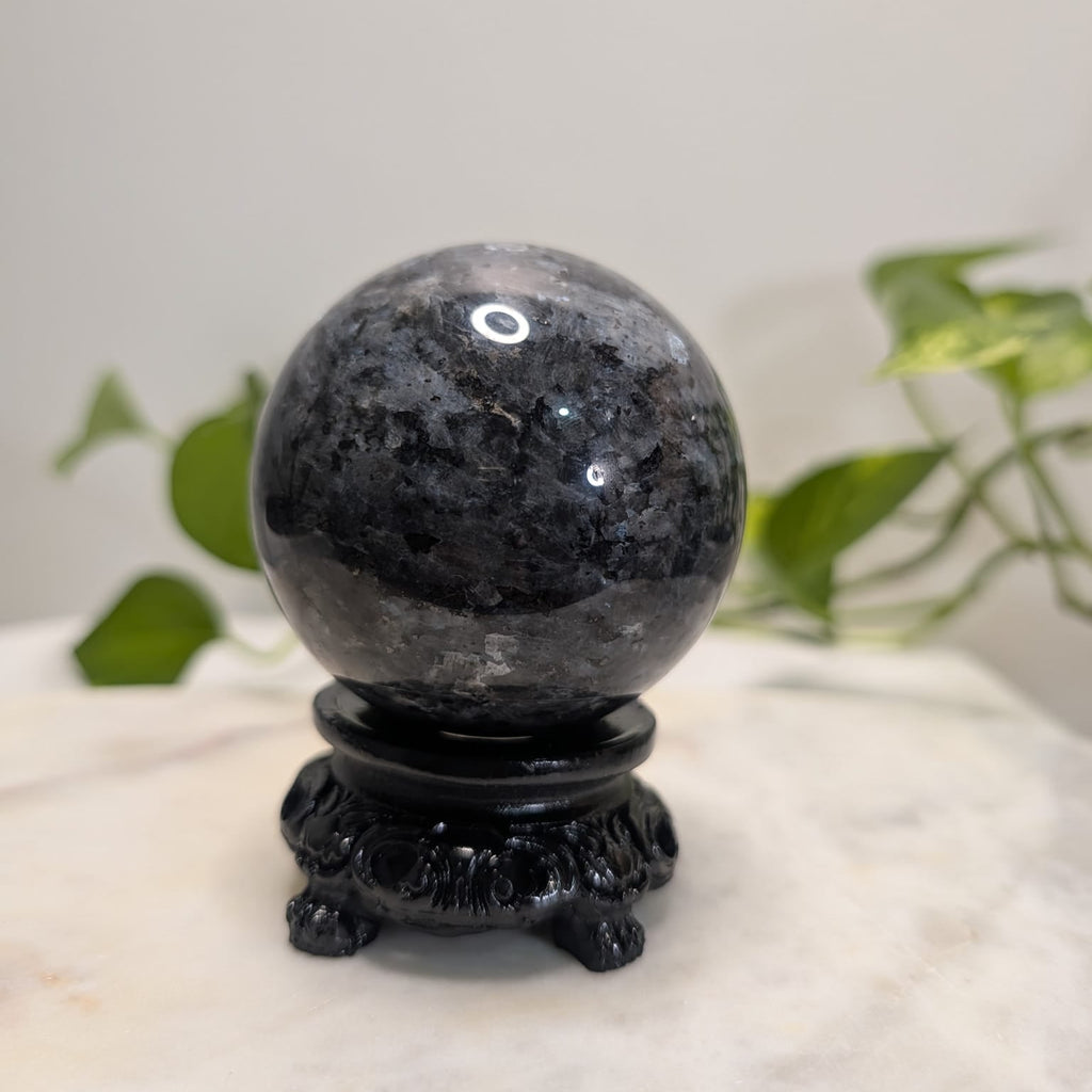 Larvikite Sphere