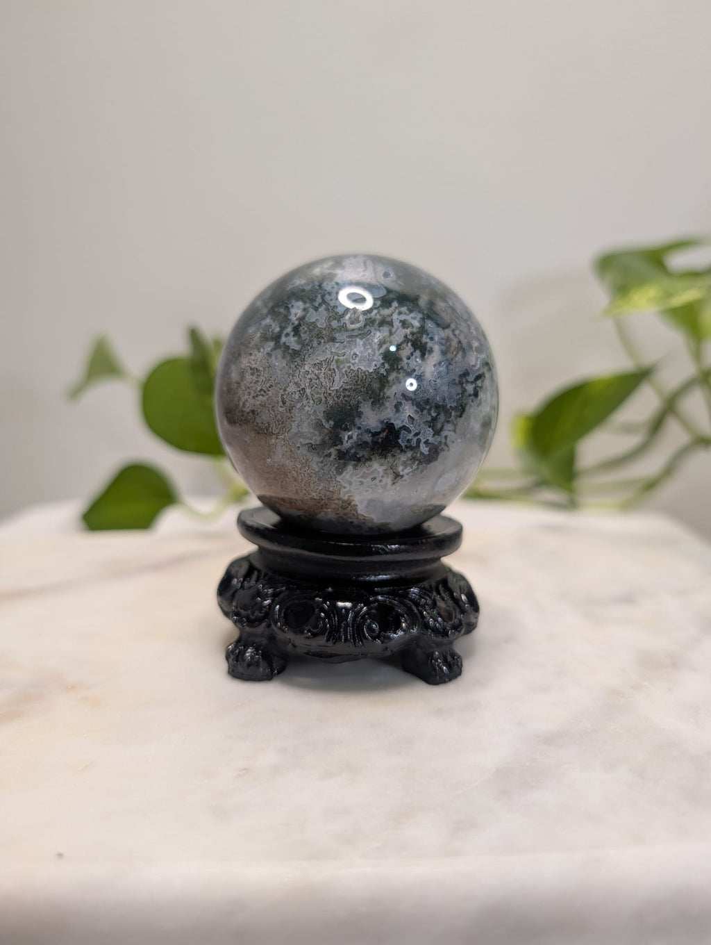 Moss Agate Sphere
