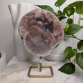 Pink Amethyst Slab on Stand