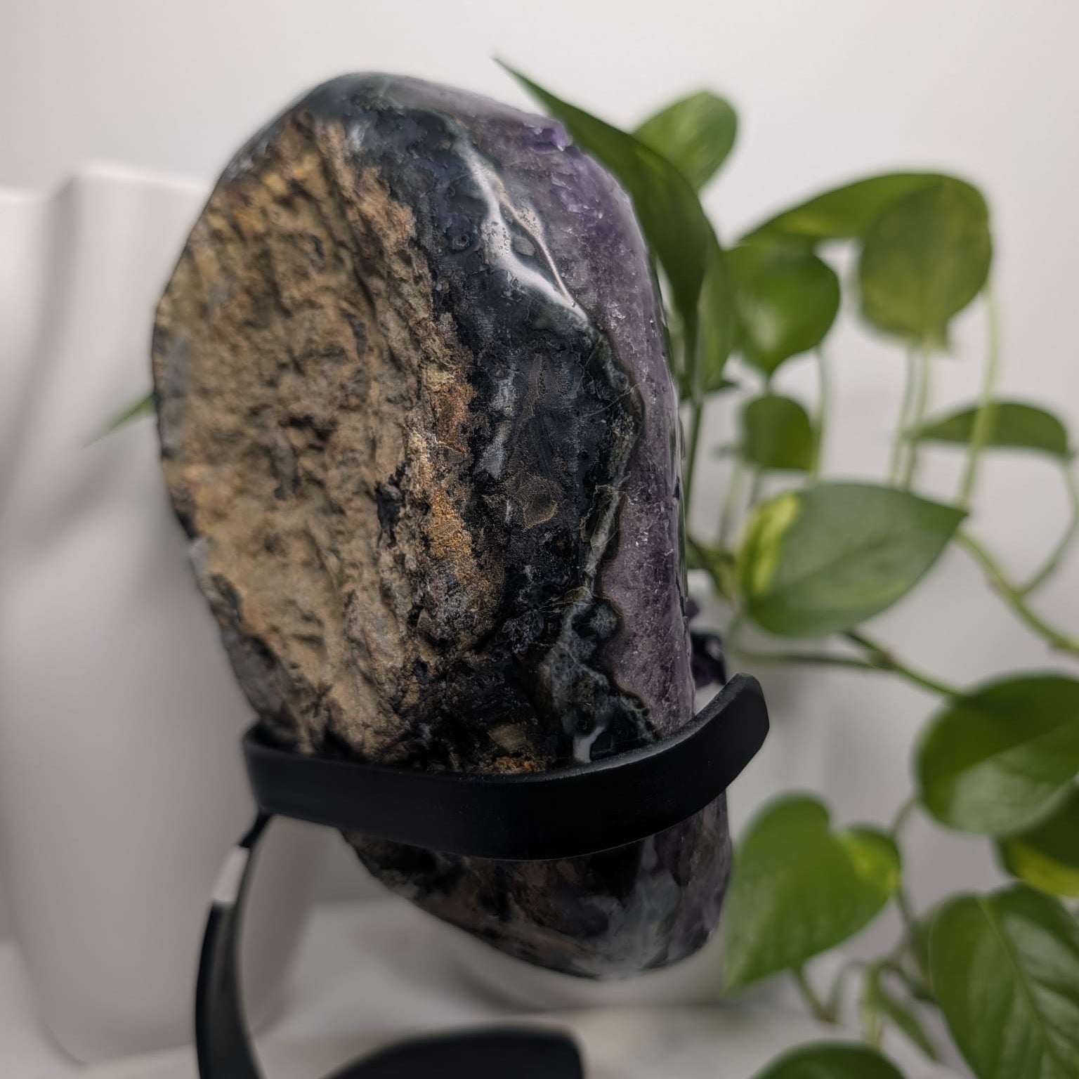 Amethyst Cluster on stand