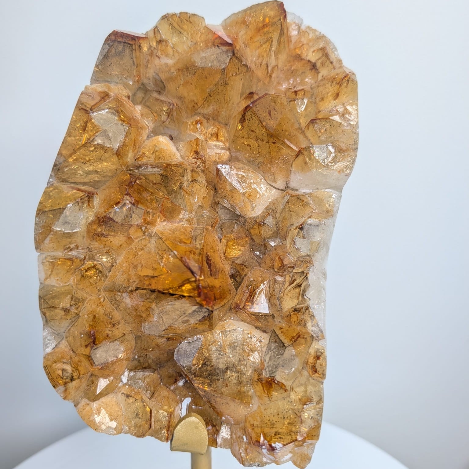 Polished Citrine on Stand