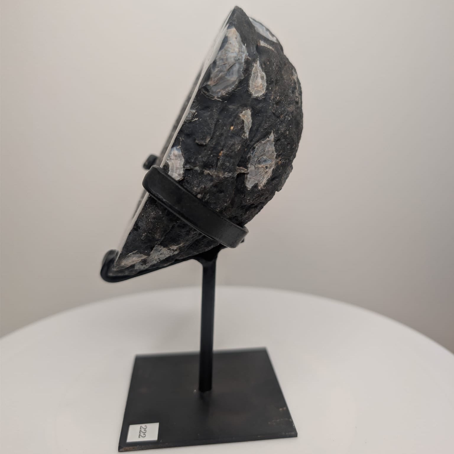 Agate Geode on stand