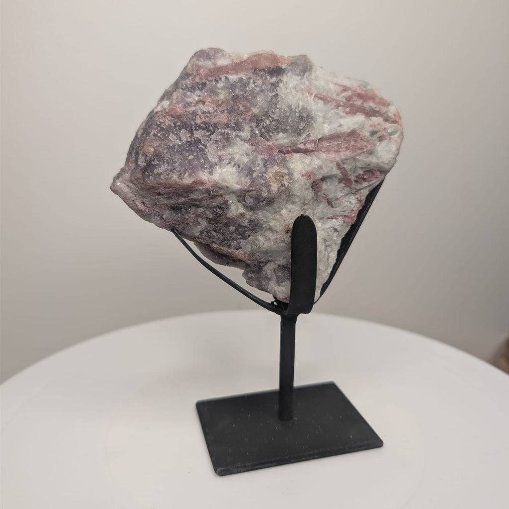 Pink Tourmaline on Stand