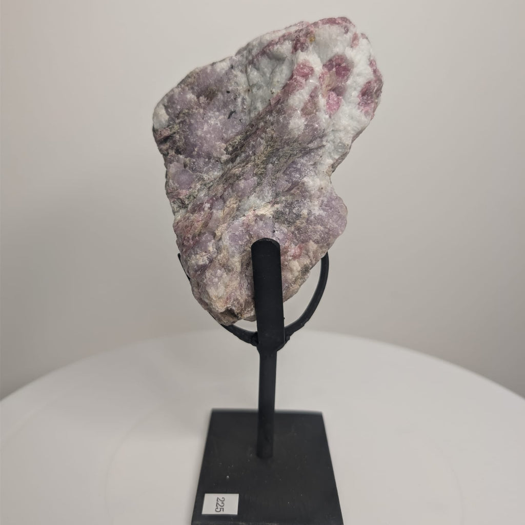 Pink Tourmaline with Lepidolite & Black Tourmaline