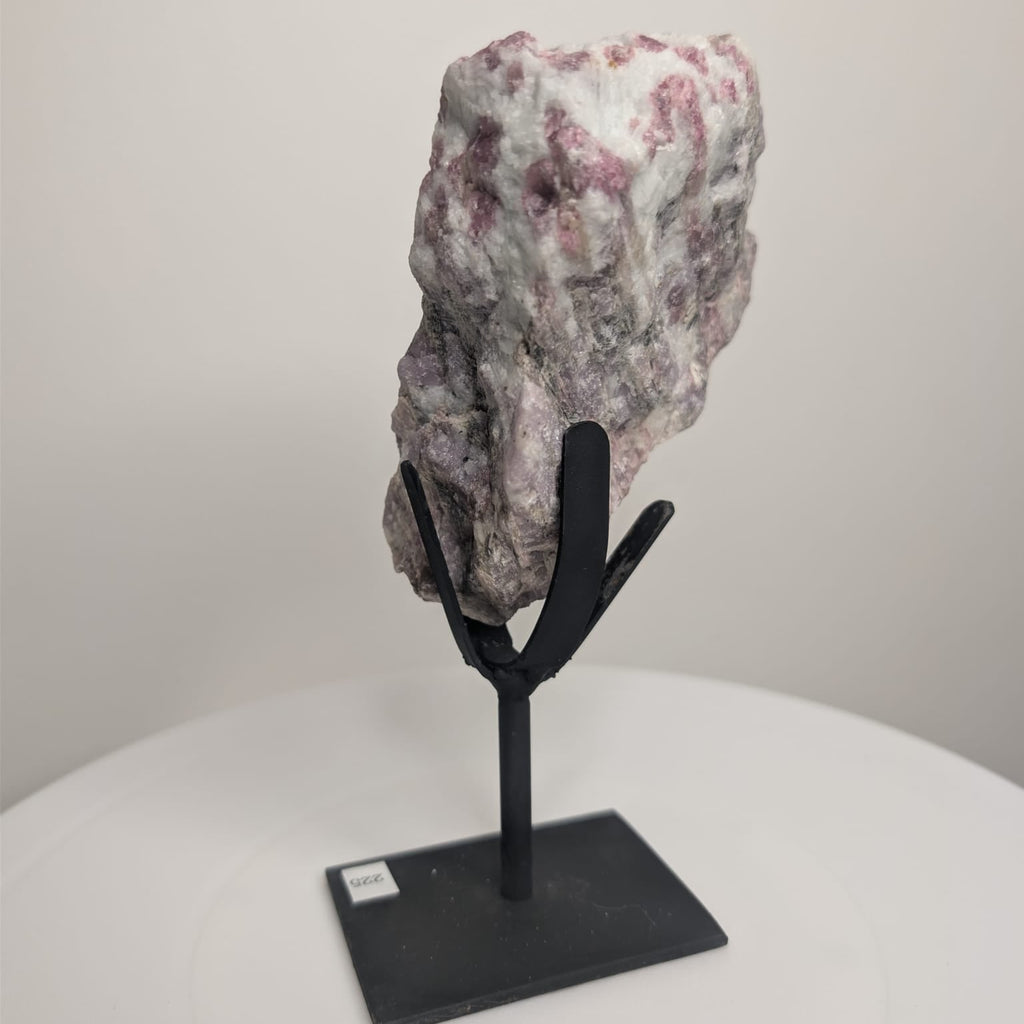Pink Tourmaline with Lepidolite & Black Tourmaline