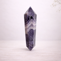 Chevron Amethyst Double Terminated Point
