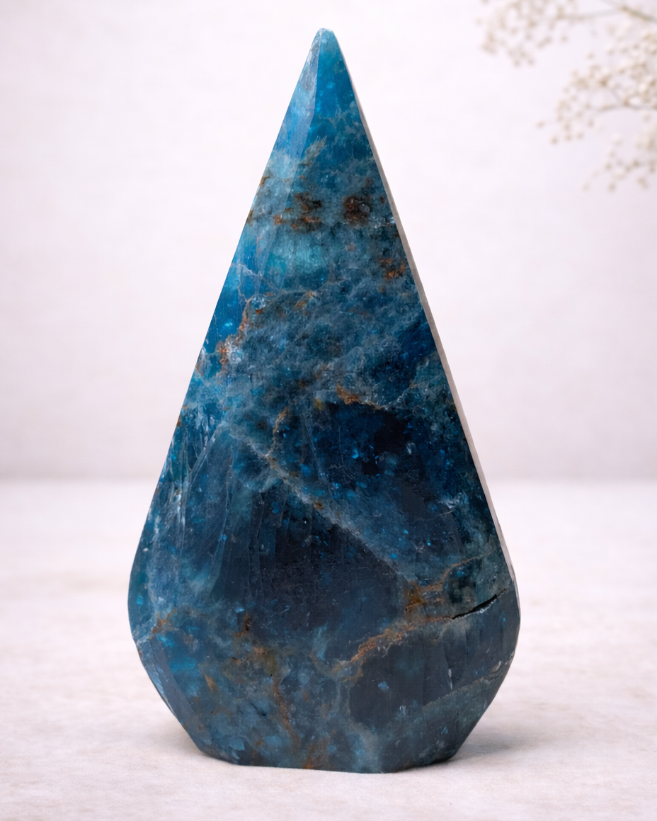 Blue Apatite Flame
