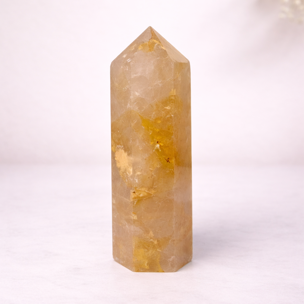 Golden Healer Quartz Tower