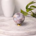 Flower Agate Sphere