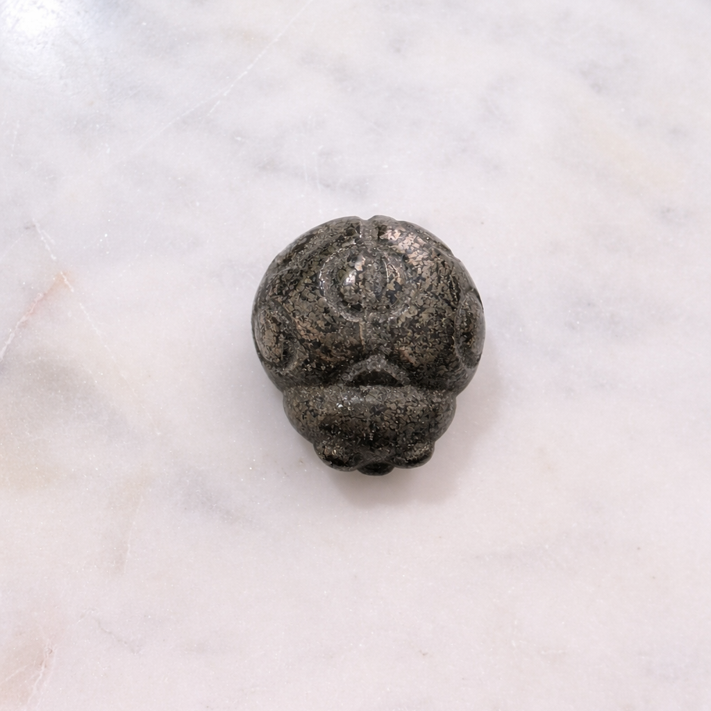 Pyrite Ladybird Carving
