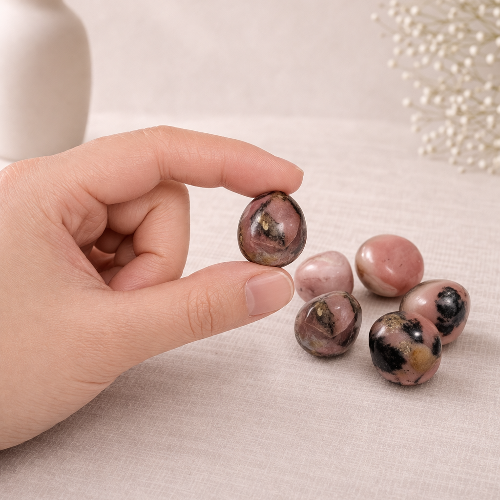 Pink Opal Tumbles