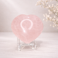 Rose Quartz Heart