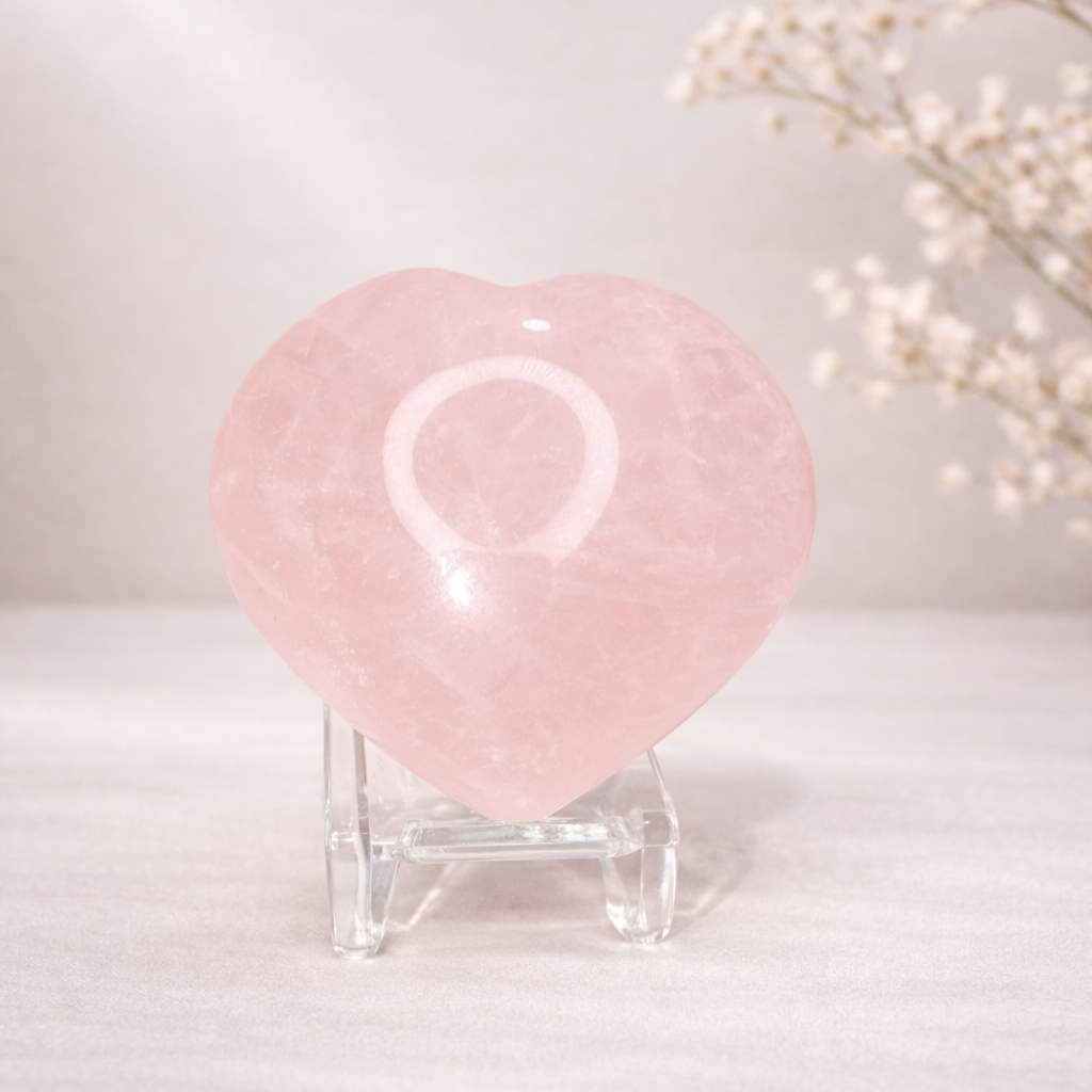 Rose Quartz Heart