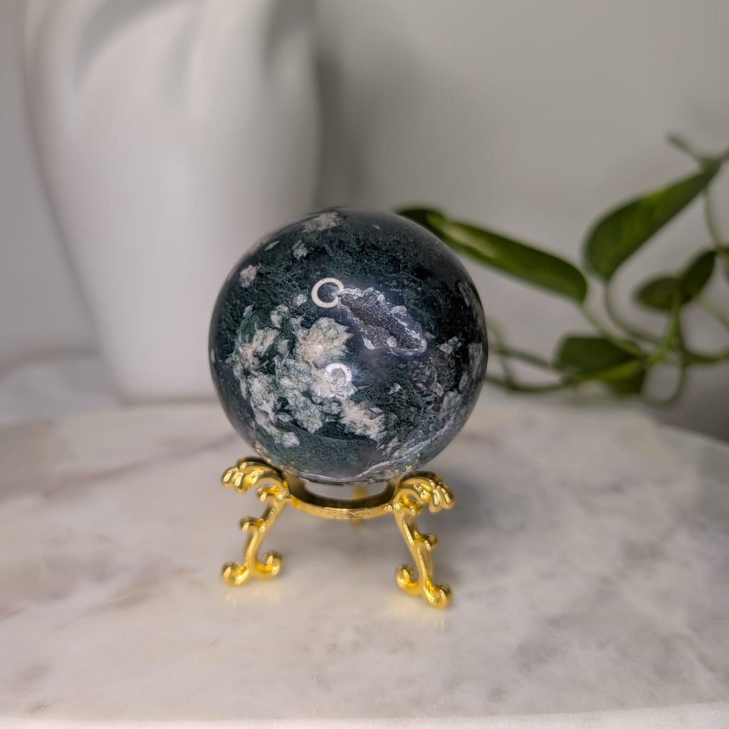 Moss Agate Sphere