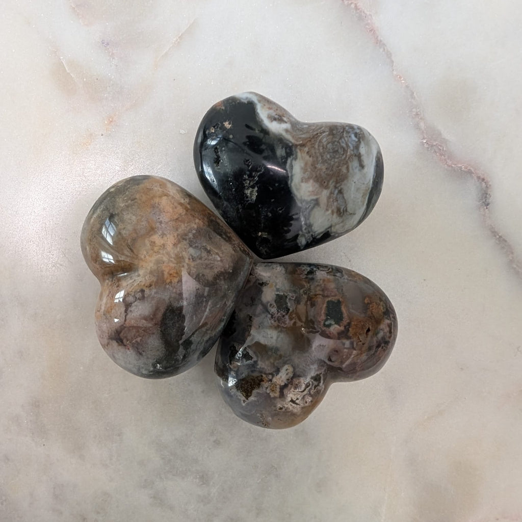 Ocean Jasper Mini Hearts