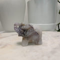 Amethyst- Quartz Elephant
