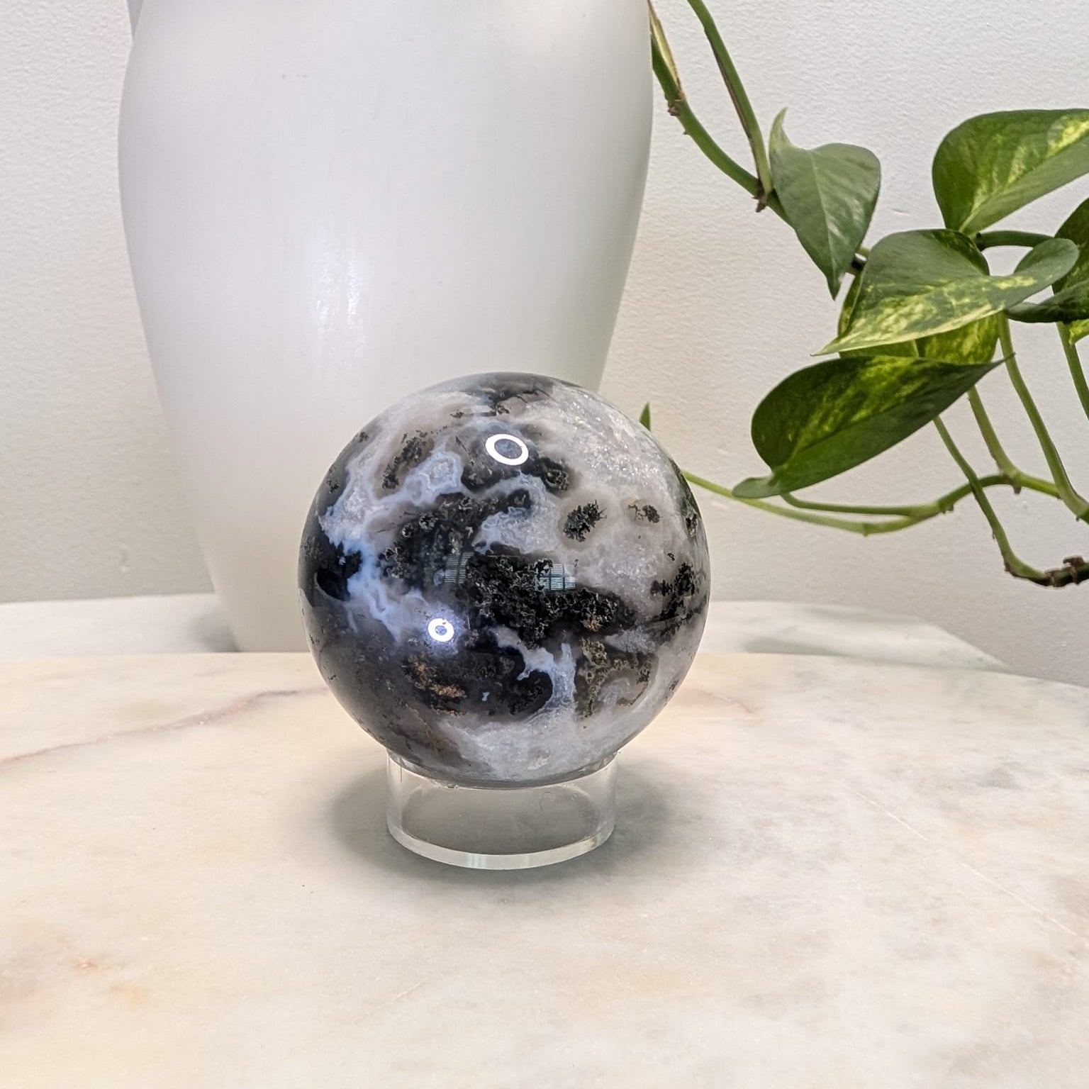 Moss Agate Sphere