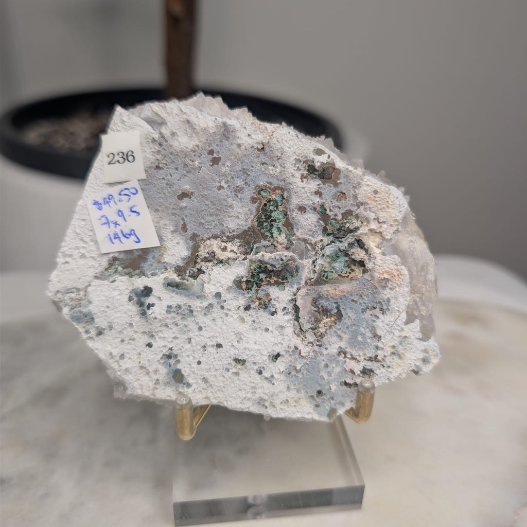 Zeolite on stand