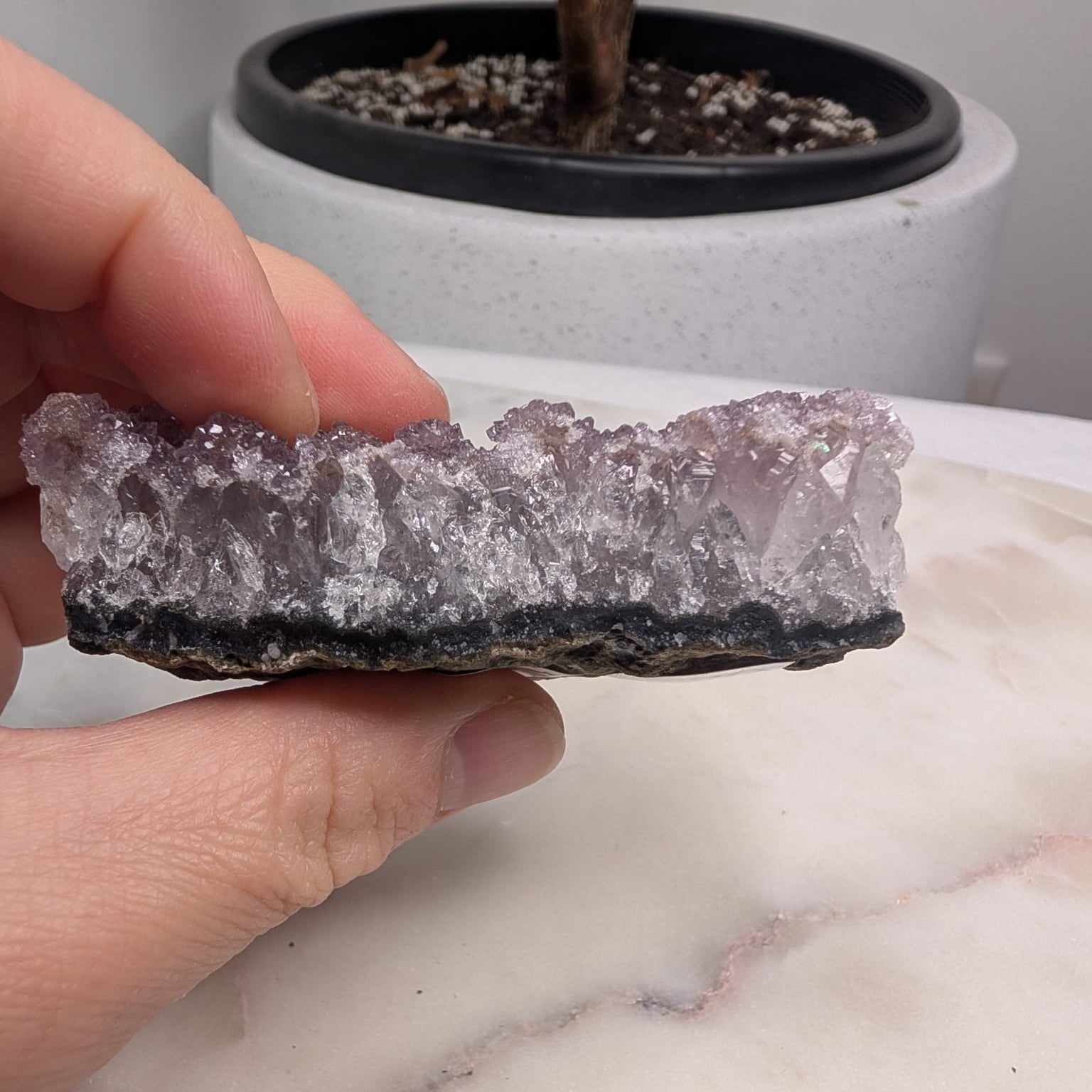 Rainbow Amethyst Cluster