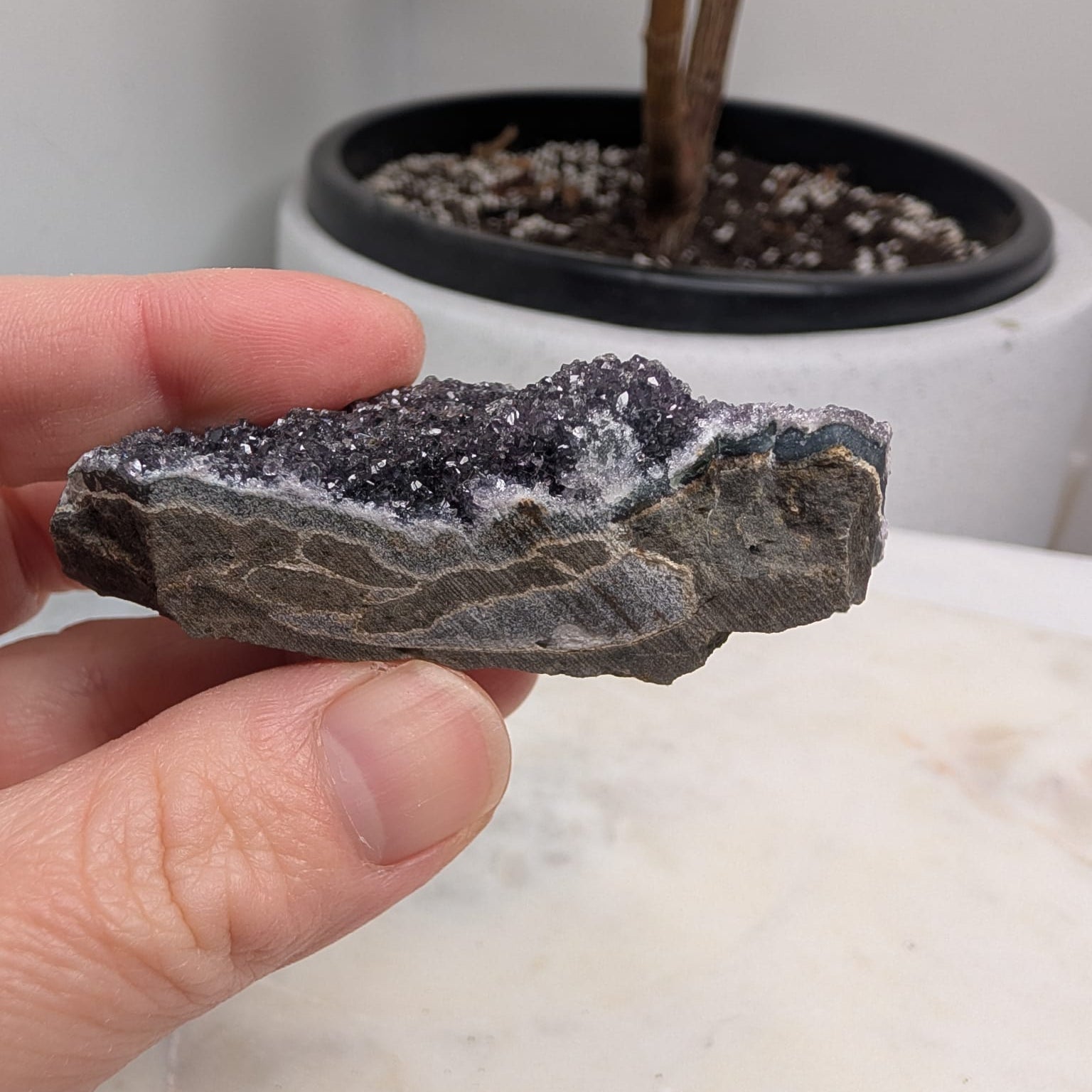 Rainbow Amethyst Cluster