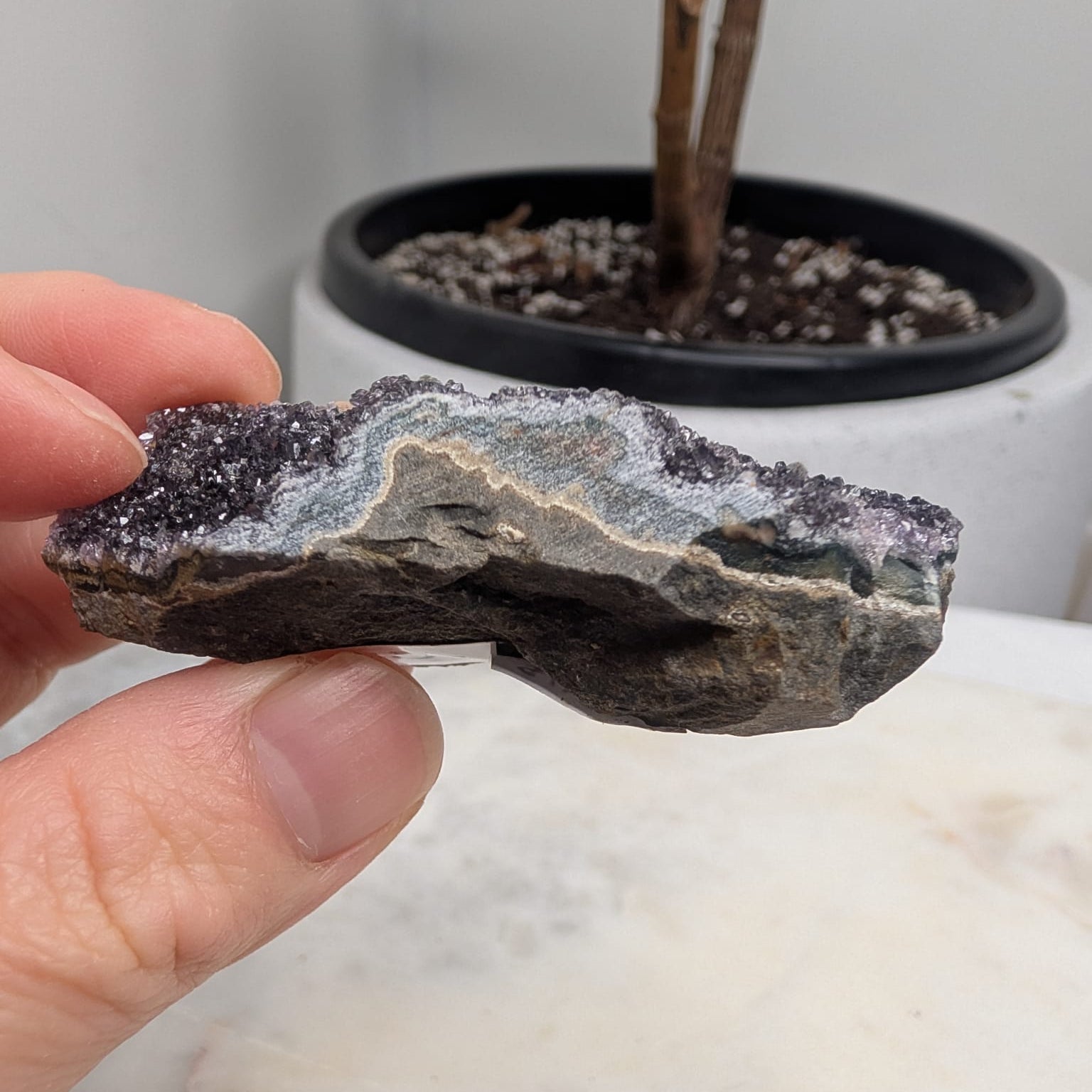 Rainbow Amethyst Cluster