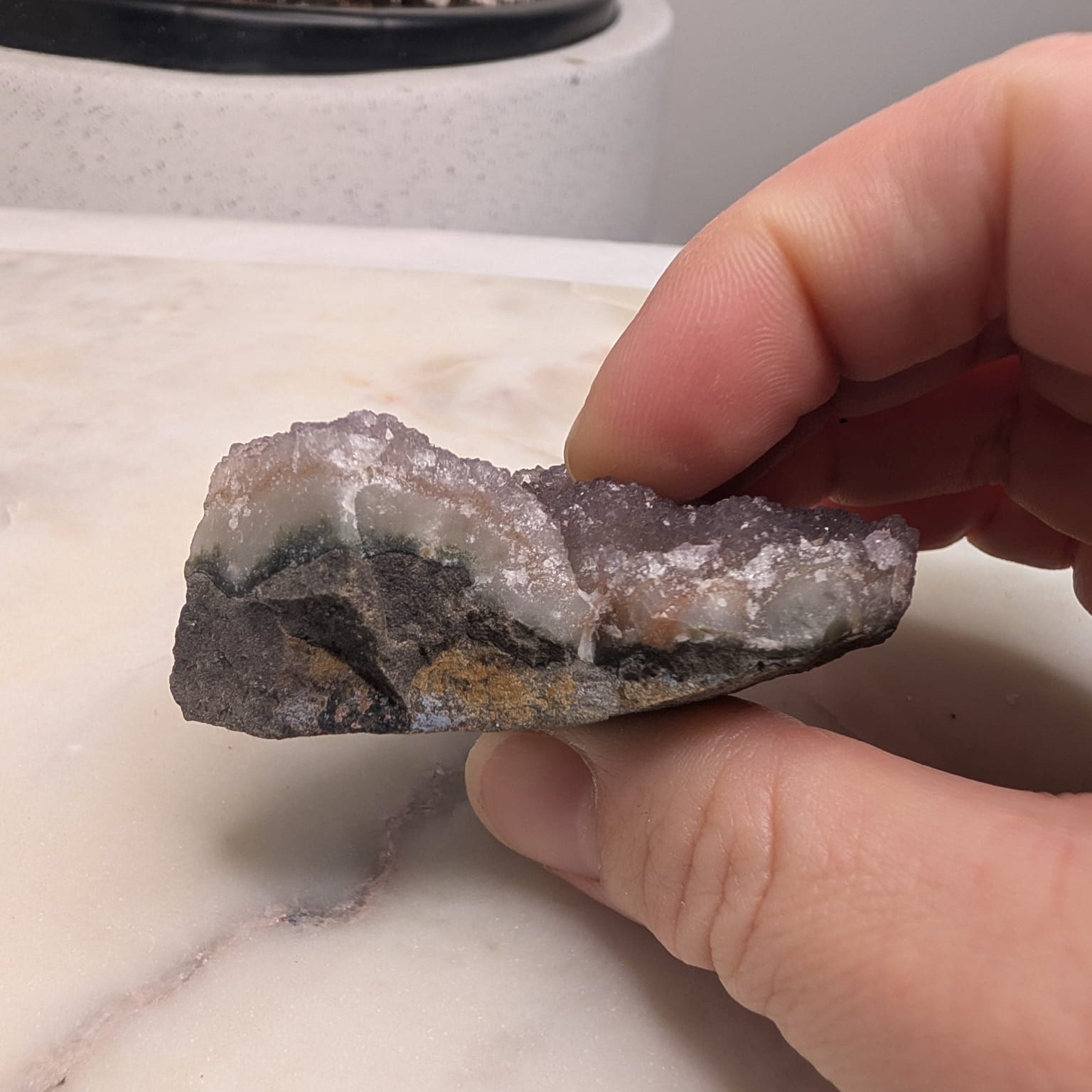 Rainbow Amethyst Cluster