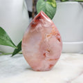Pink Plume Agate Flame
