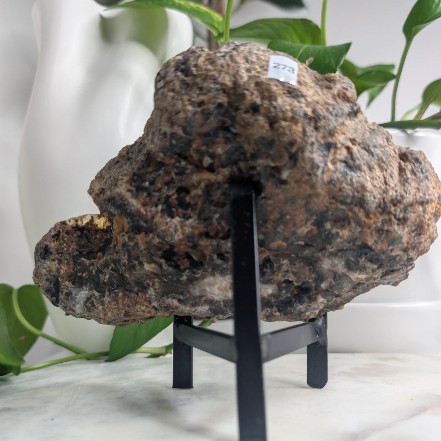 Timor Agate Slab on Stand