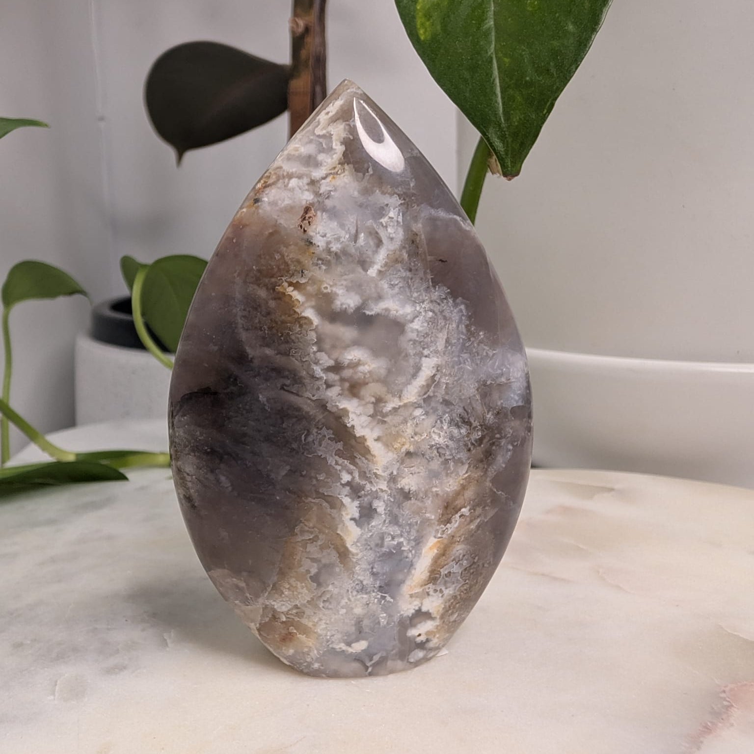 Mexican agate flame