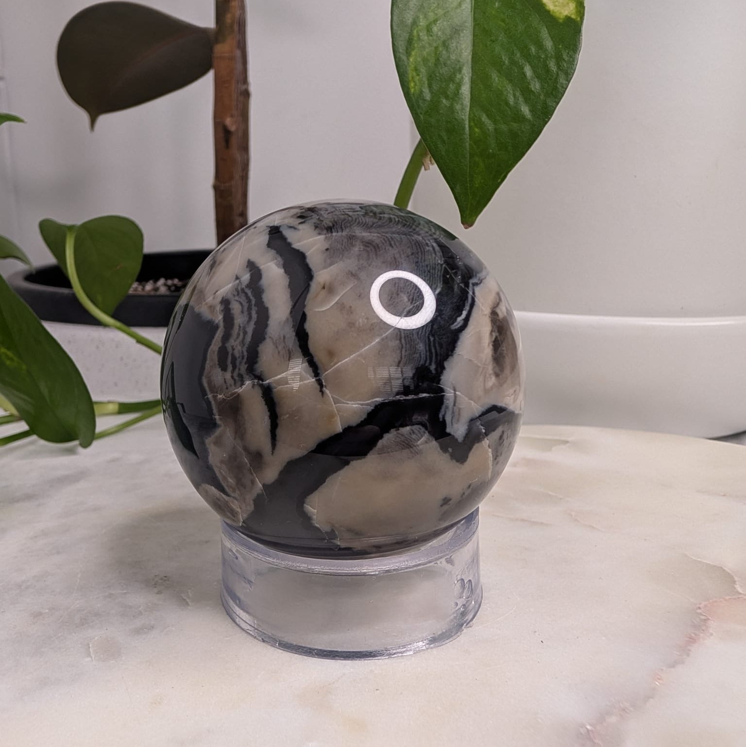 Volcanic Agate Sphere