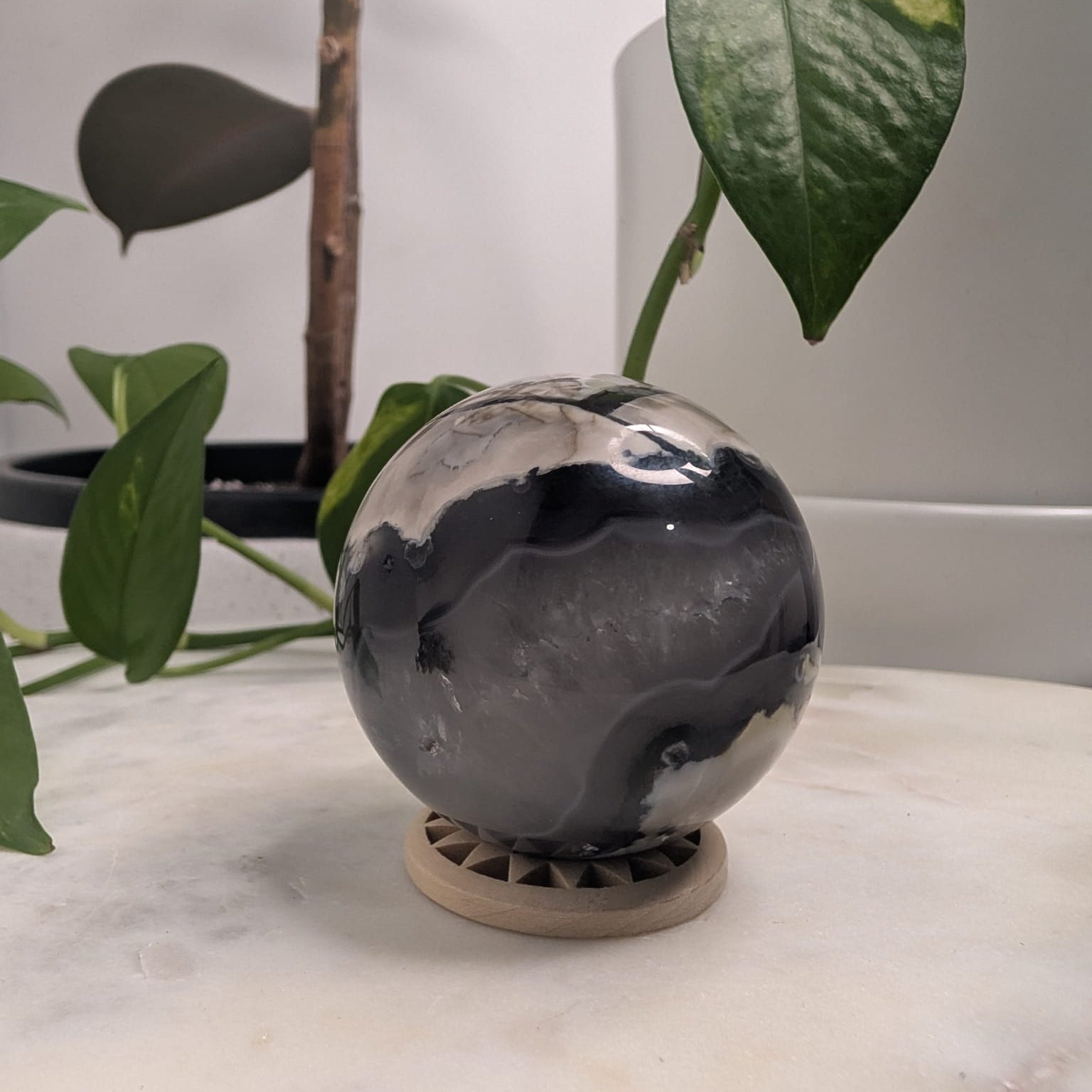 Volcanic Agate Sphere
