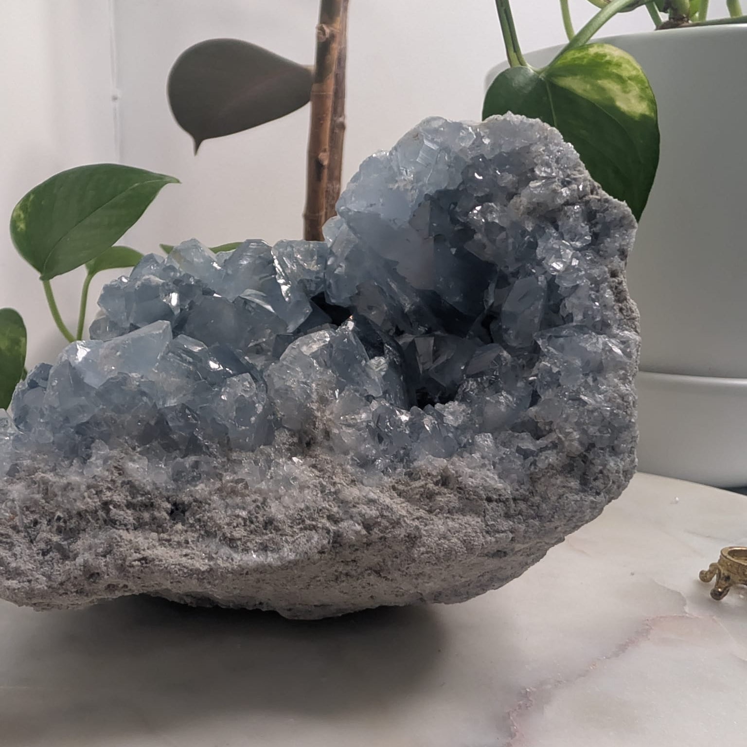 Celestite Cluster