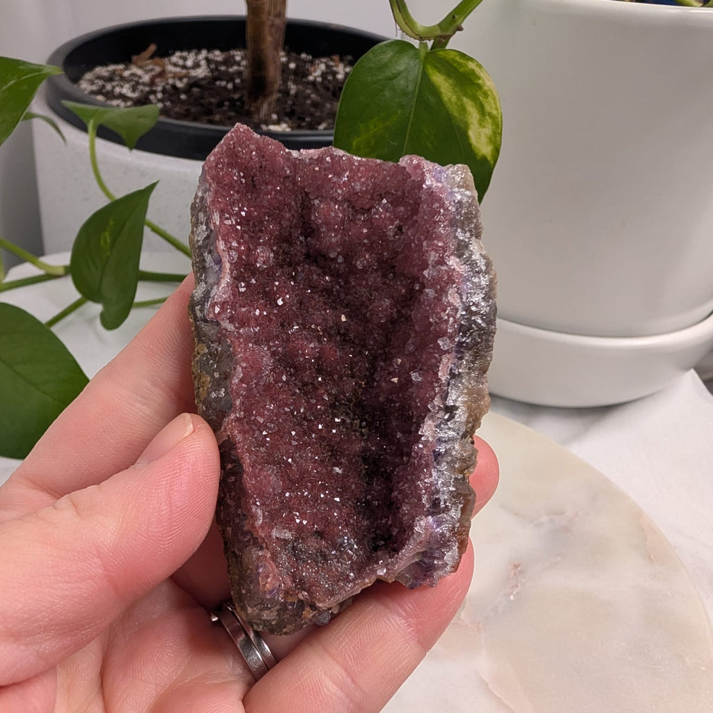 Rainbow Amethyst Druzy Cluster