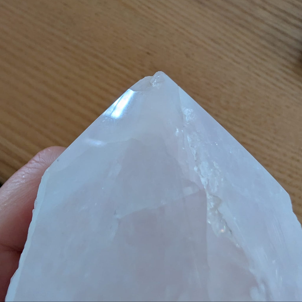 Semi-Polished Rose Quartz Freeform