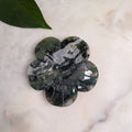 Moss Agate Flower
