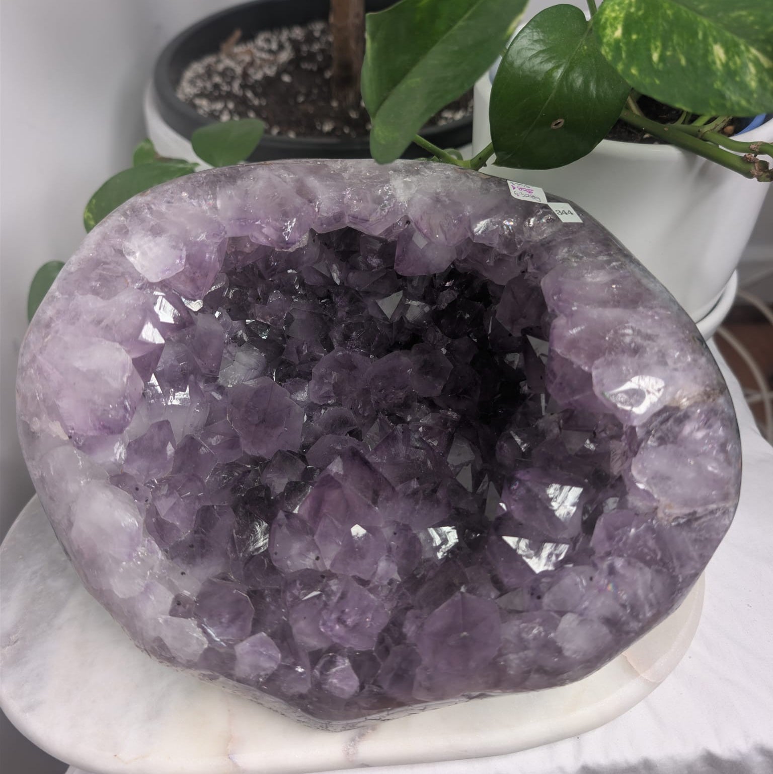 Amethyst Geode Statement Piece