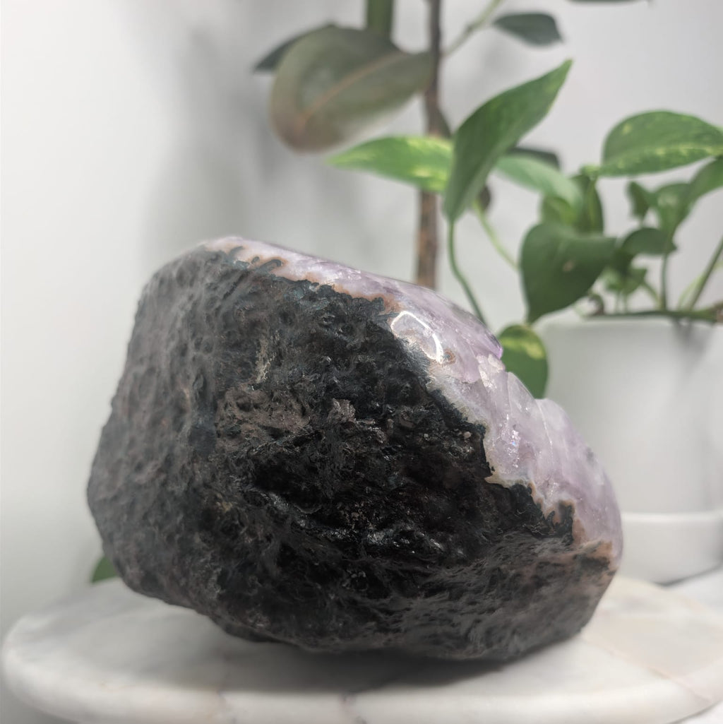 Amethyst Geode Statement Piece