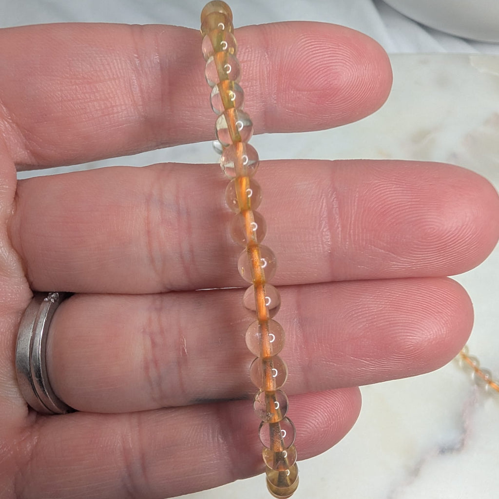 Citrine Beaded Bracelet