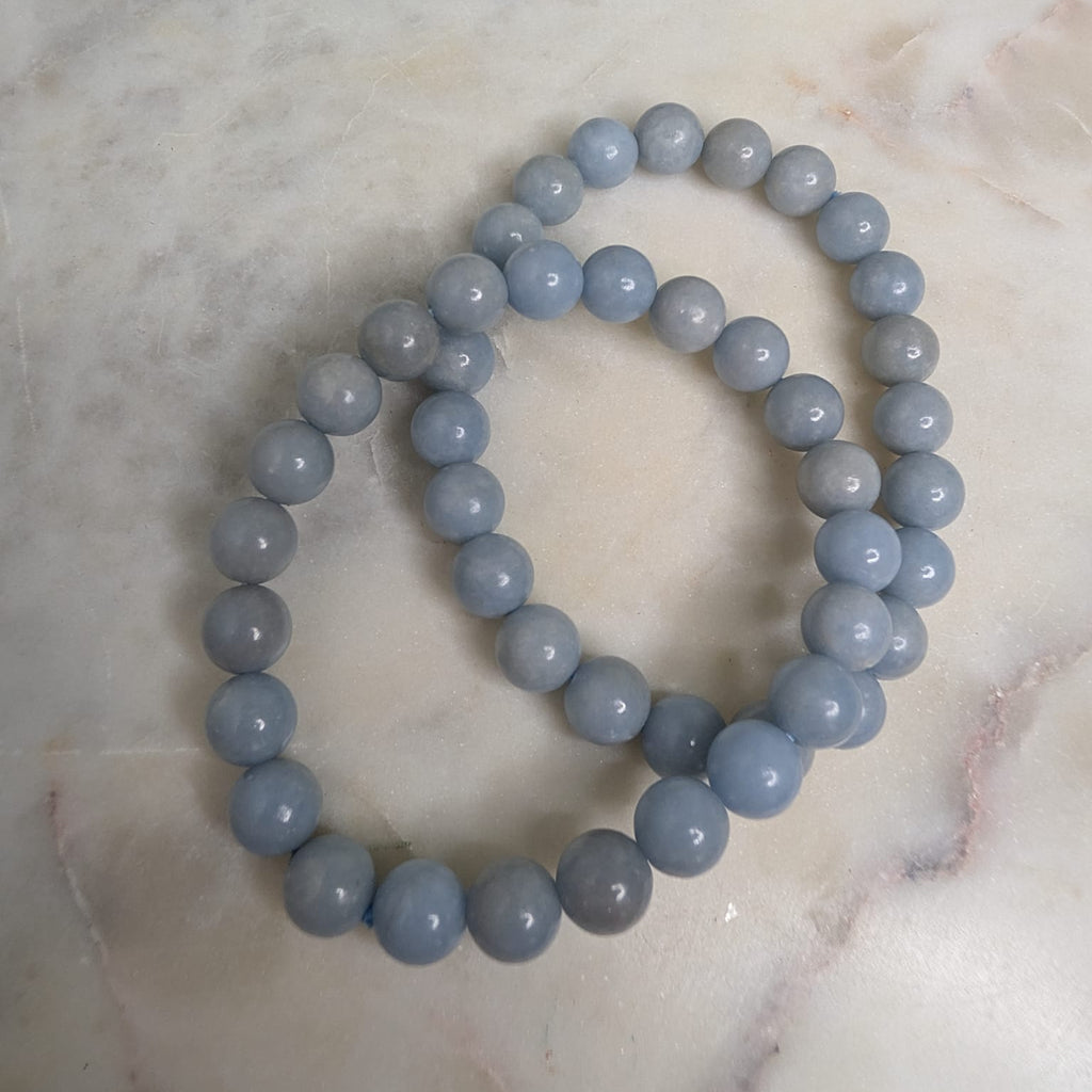 Angelite Beaded Bracelet
