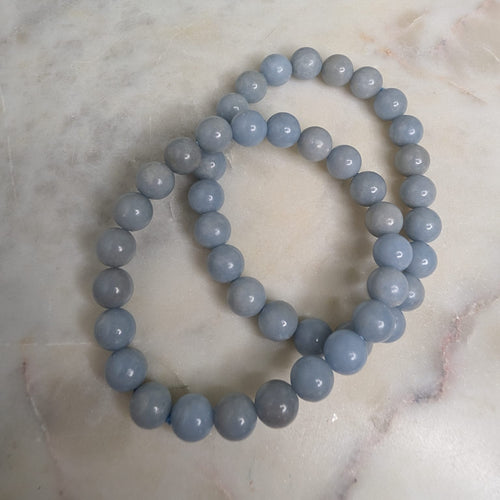 Angelite Beaded Bracelet