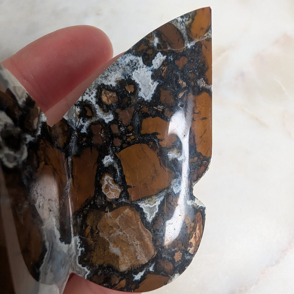 Brecciated Jasper Butterfly