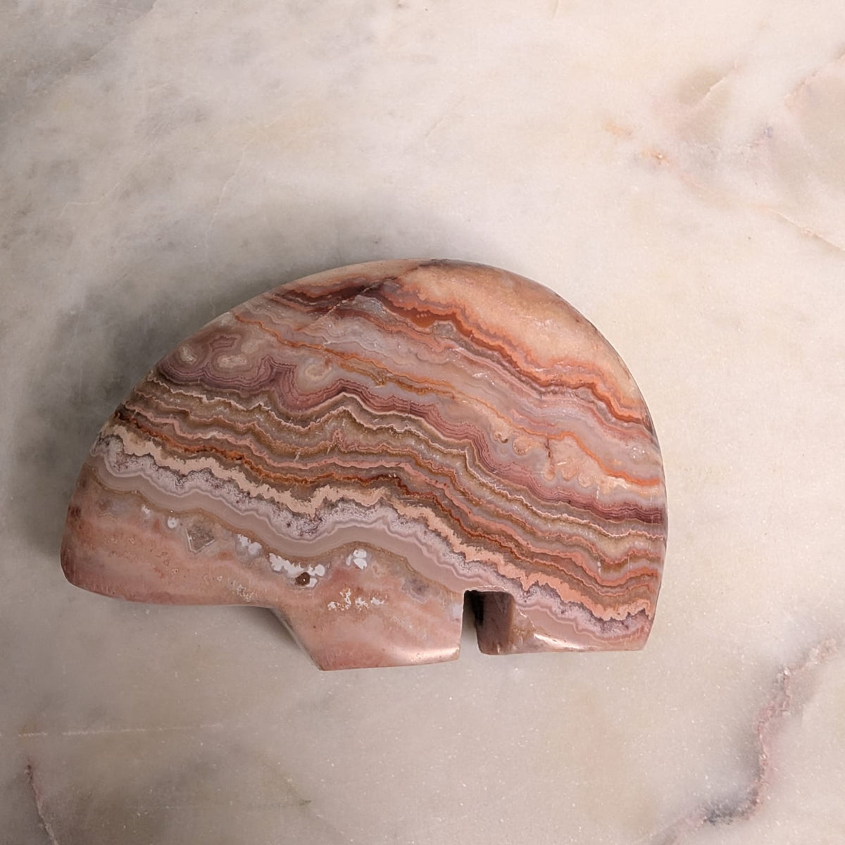 Crazy Lace Agate Bear