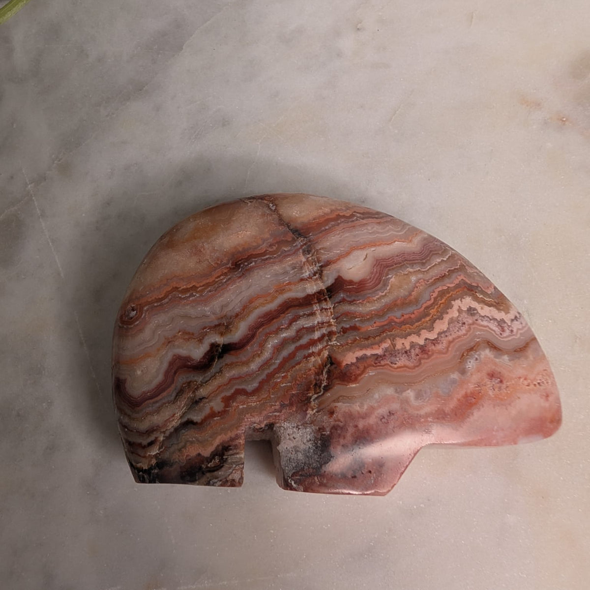 Crazy Lace Agate Bear
