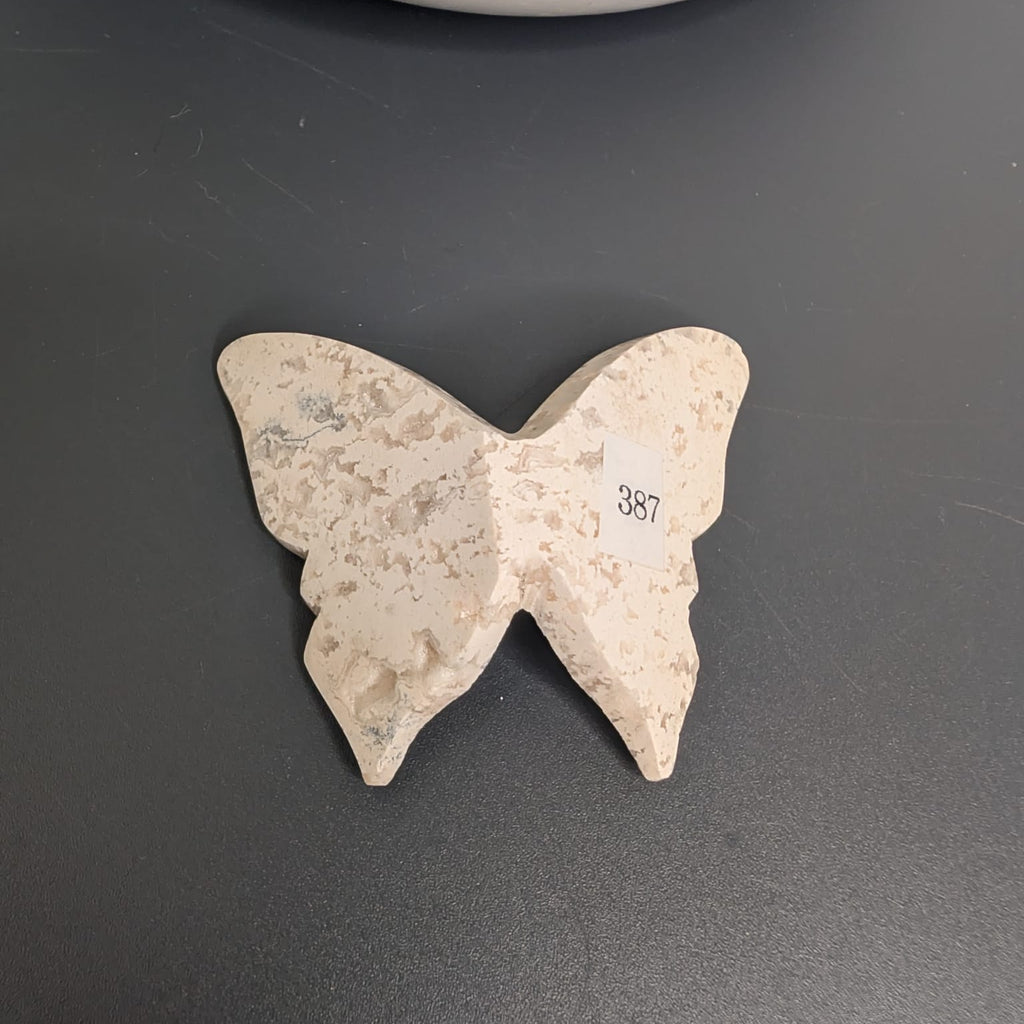 Plume Dendritic Agate Butterfly