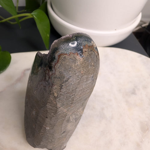 Black Rainbow Amethyst Cutbase