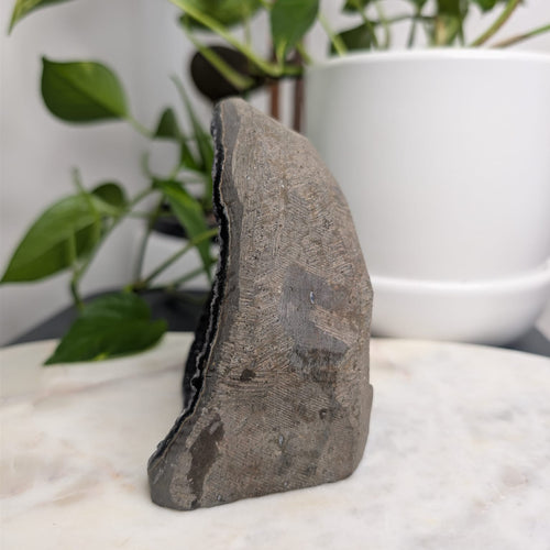 Black Rainbow Amethyst Cut Base