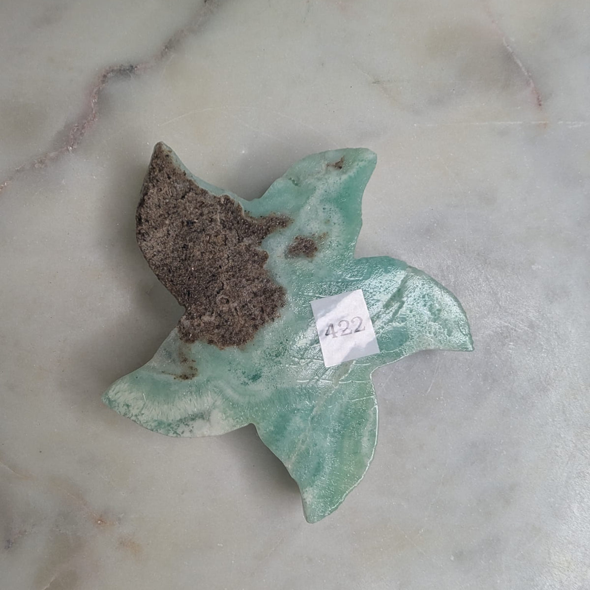 Blue Aragonite Starfish