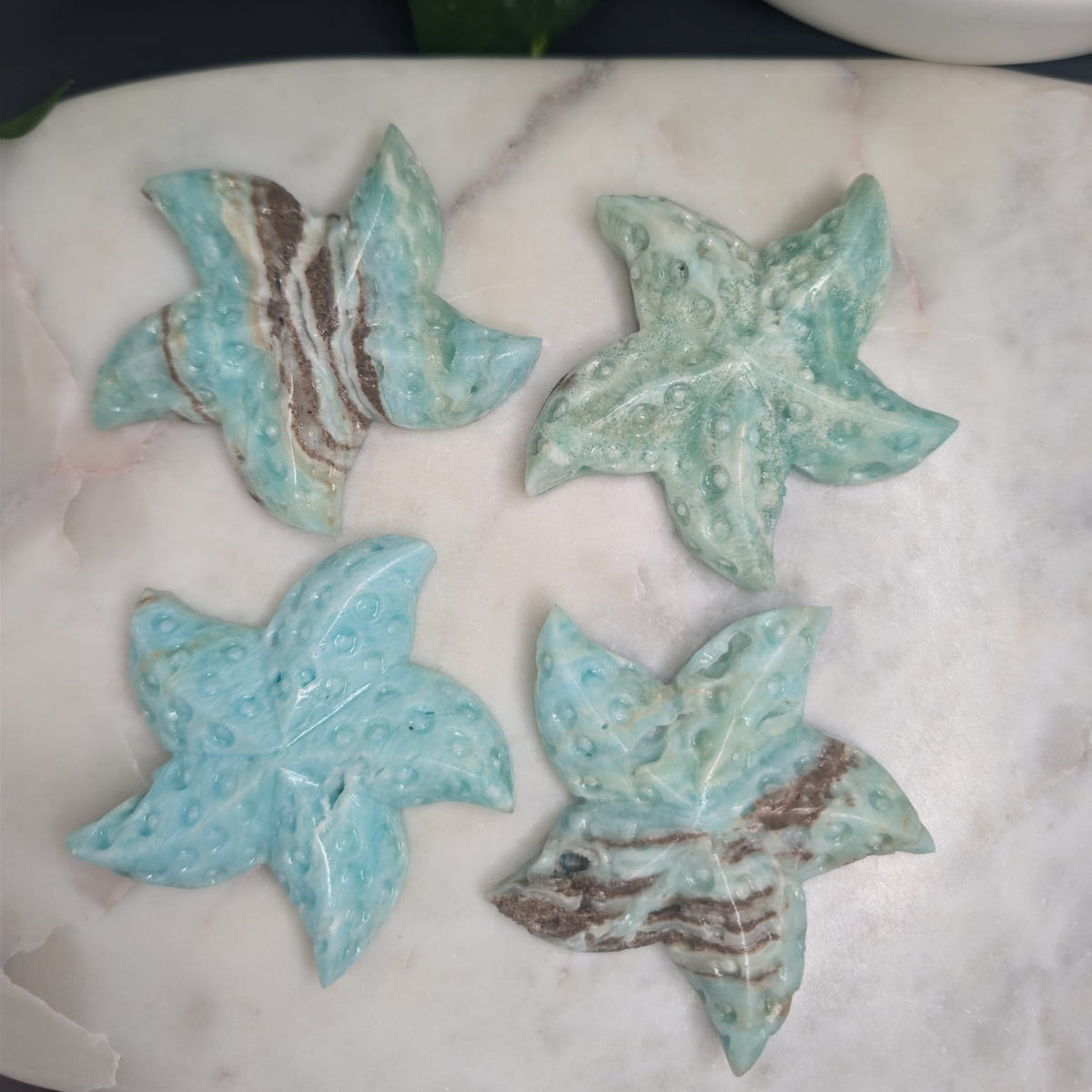 Blue Aragonite Starfish