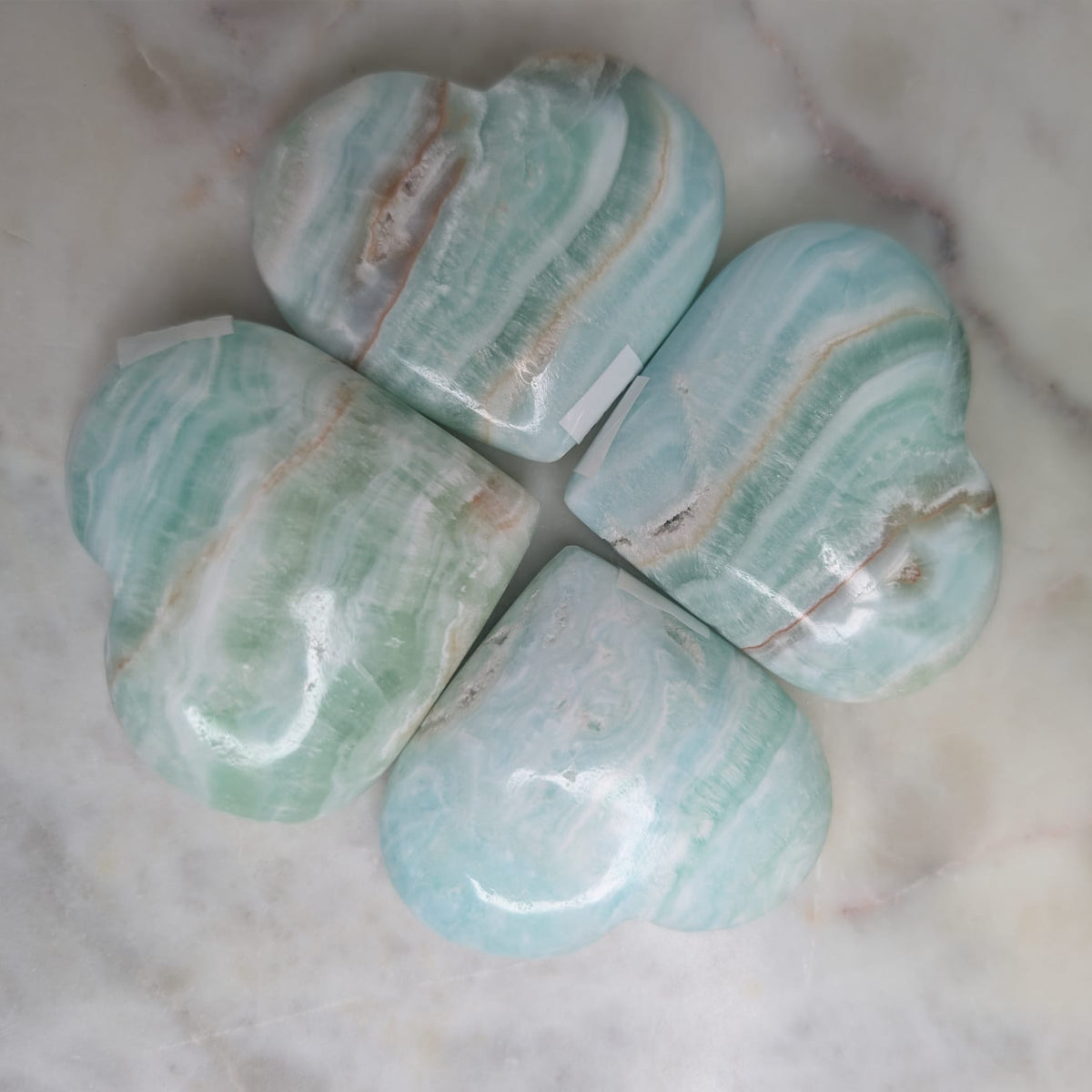 Caribbean Calcite Heart